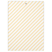 シンプルモダンベージュストライプ線 クリップボード (裏面)