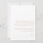 シンプルモダンボー |写真結婚に感謝 サンキューカード (裏面)