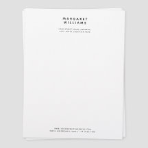 シンプルモダンミニマエレガントーOffice Letterhead