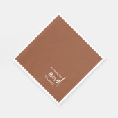 シンプルモダンミニマルエレガント紙 スタンダードランチョンナプキン (角)