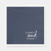 シンプルモダンミニマルエレガント紙 スタンダードランチョンナプキン (正面)