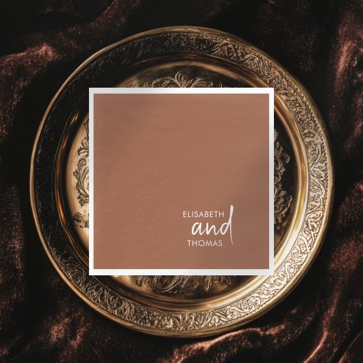 シンプルモダンミニマルエレガント紙 スタンダードランチョンナプキン