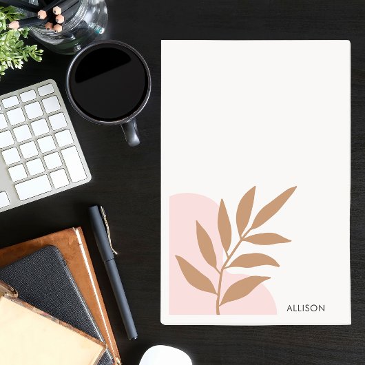 シンプルモダンミニマルピンク&ホワイト ポストイット