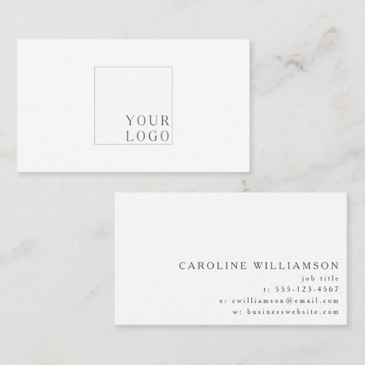 シンプルモダンミニマルプロフェッショナル 名刺 (正面/裏面)