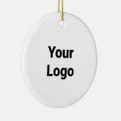 シンプルモダンミニマルモノグラエレガントムスタイルトート セラミックオーナメント (右)