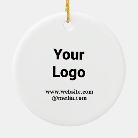 シンプルモダンミニマルモノグラエレガントムスタイルトート セラミックオーナメント (裏面)