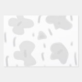 シンプルモダンミニマルモノグラエレガントムスタイルトート ラッピングペーパーシート (正面3)