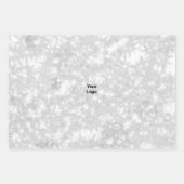 シンプルモダンミニマルモノグラエレガントムスタイルトート ラッピングペーパーシート (正面2)