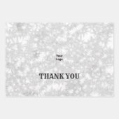 シンプルモダンミニマルモノグラエレガントムスタイルトート ラッピングペーパーシート (正面)