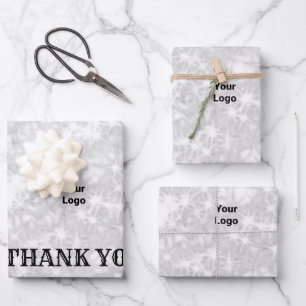 シンプルモダンミニマルモノグラエレガントムスタイルトート ラッピングペーパーシート