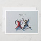 シンプルモダンミニマル写真結婚枠 セーブザデート (正面)