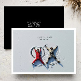 シンプルモダンミニマル写真結婚枠 セーブザデート