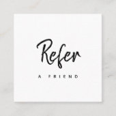 シンプルモダンミニマル業 紹介カード (正面)