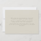 シンプルモダンミニマル独身の写真Happy New Year シーズンカード (裏面)