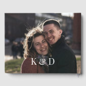 シンプルモダンミニマル結婚写真集 ゲストブック (裏面)