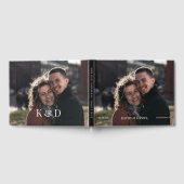 シンプルモダンミニマル結婚写真集 ゲストブック (全面)