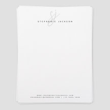 シンプルモダンミニマル脚本モノグラム事務所