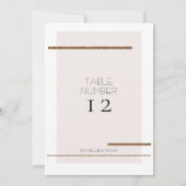 シンプルモダンミニマル赤面金ゴールド表 招待状 (裏面)