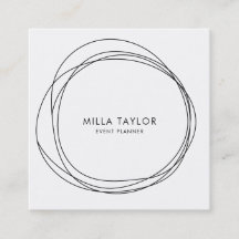 シンプルモダンミニマル黒丸S