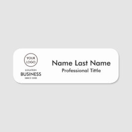 シンプルモダンミニマル・ビジネス・ロゴ 名札