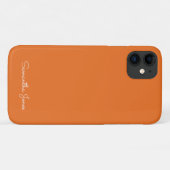 シンプルモダンミニマルOrange Case-Mate iPhone Case Case-Mate iPhoneケース (裏面(横))