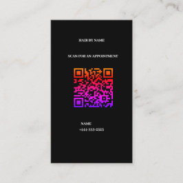 シンプルモダンミニマルSNS 名刺