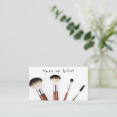 シンプルモダンメイクアーティスト名刺 名刺 (スタンド正面)