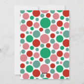 シンプルモダンメリーとBrightカラフル One Photo シーズンカード (裏面)