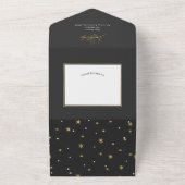 シンプルモダンメリークリスマス オールインワン招待状 (外側)