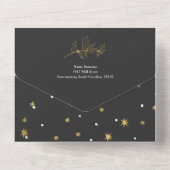 シンプルモダンメリークリスマス オールインワン招待状 (裏面)