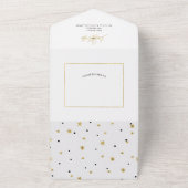 シンプルモダンメリークリスマス オールインワン招待状 (外側)