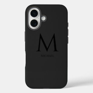 シンプルモダンモノグラムケース – メイトiPhoneケース iPhone 16ケース