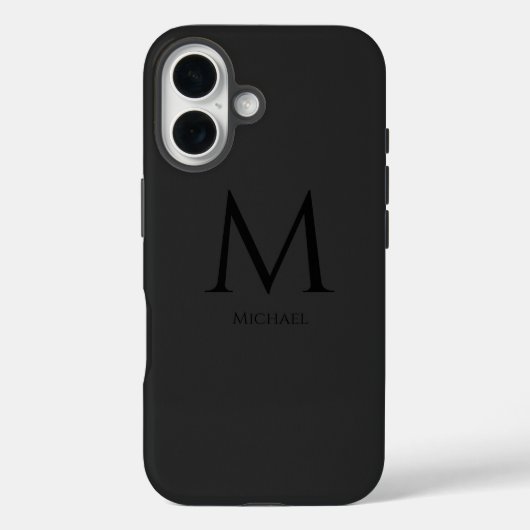 シンプルモダンモノグラムケース – メイトiPhoneケース Case-Mate iPhoneケース (裏面)