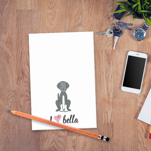 シンプルモダンモノグラムスタイリッシュ白黒ドッグ ポストイット