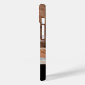 シンプルモダンモノグラムパーソナライズされた写真名 Case-Mate iPhoneケース (裏面 / 左)