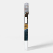 シンプルモダンモノグラムパーソナライズされた写真名 Case-Mate iPhoneケース (裏面 / 右)