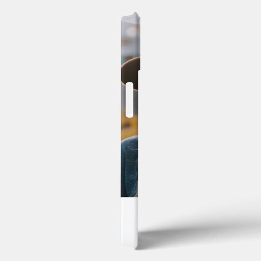 シンプルモダンモノグラムパーソナライズされた写真名 Case-Mate iPhoneケース (裏面 / 右)