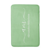 シンプルモダンモノグラム聖体最小主義 バスマット (正面縦)