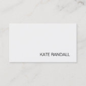 シンプルモダンライトグレープロフェッショナル 名刺 (正面)