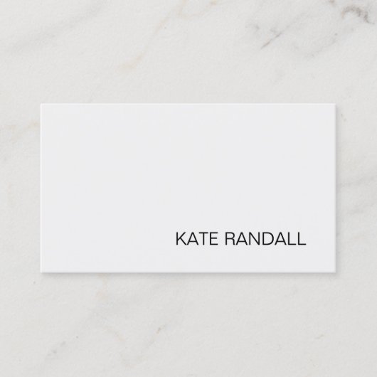 シンプルモダンライトグレープロフェッショナル 名刺 (正面)