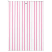 シンプルモダンライトピンクストライプ クリップボード (裏面)