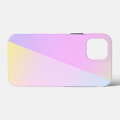 シンプルモダンレインボーカラフル勾配水色 Case-Mate iPhoneケース (裏面 (横))