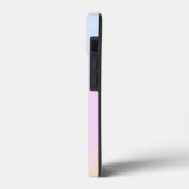 シンプルモダンレインボーカラフル勾配水色 Case-Mate iPhoneケース (裏面 / 左)