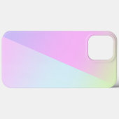 シンプルモダンレインボーカラフル勾配水色 Case-Mate iPhoneケース (裏面 (横))