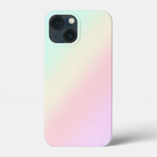 シンプルモダンレインボーカラフル勾配水色 iPhone 13 MINIケース