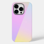 シンプルモダンレインボーカラフル勾配水色 Case-Mate iPhoneケース (裏面)