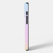 シンプルモダンレインボーカラフル勾配水色 Case-Mate iPhoneケース (裏面 / 左)