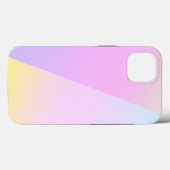 シンプルモダンレインボーカラフル勾配水色 Case-Mate iPhoneケース (裏面 (横))