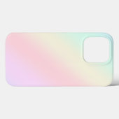 シンプルモダンレインボーカラフル勾配水色 Case-Mate iPhoneケース (裏面 (横))