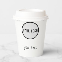 シンプルモダンロゴを追加するMERRY Christmas Postca 紙コップ